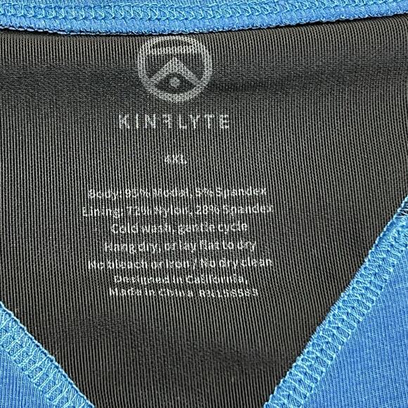 Kinflyte Boy Shorts Underwear Max Support Royal Blue 4XL Modal Cotton Blend NWOT - Picture 4 of 9